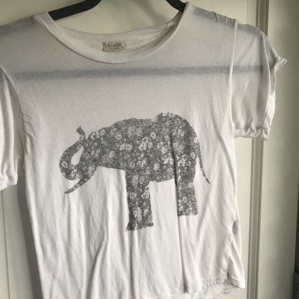 White elephant tee
